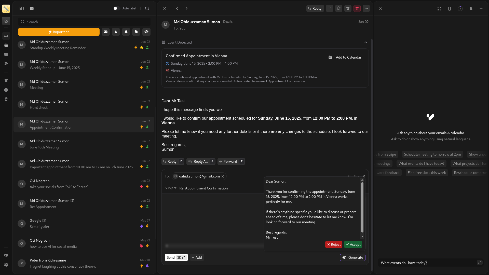 vAI Email Preview